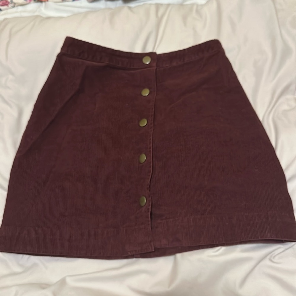 Old navy button up corduroy skirt
